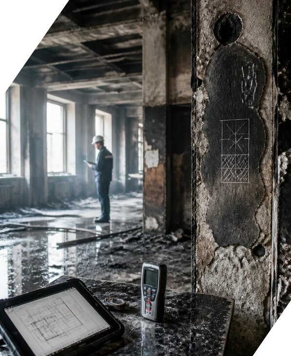 Обследование зданий после пожара в Черняховске от 15720 р. | ЭкспертизаРоссия