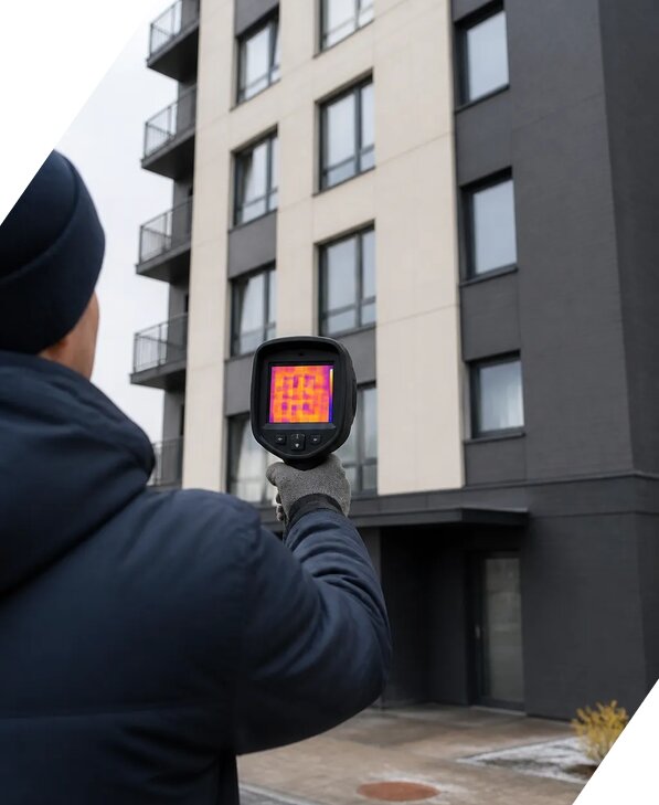 Тепловизионное обследование зданий в Черняховске от 5240 р. | ЭкспертизаРоссия